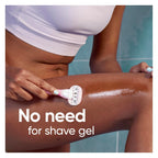 Venus ComfortGlide White Tea Women's Razor Blades, with Built-in Shave Gel Bars, 8 Razor Blade Refills