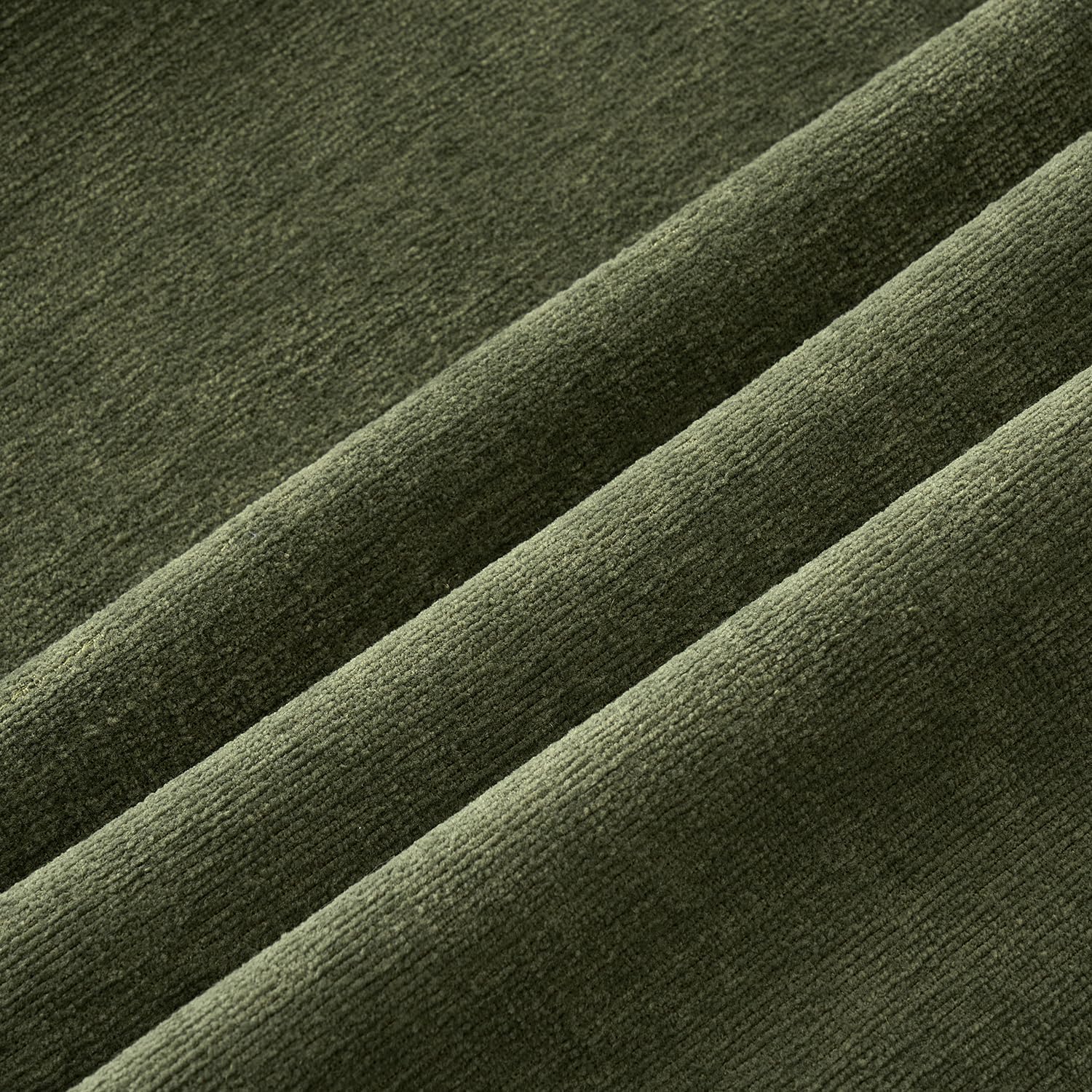 Miulee Olive Green Couch Pillow Covers 18X18 Inch, Set Of 2 Soft Chenille Decorative Square Throw Pillow Covers Farmhouse For Sofa Living Room Bed