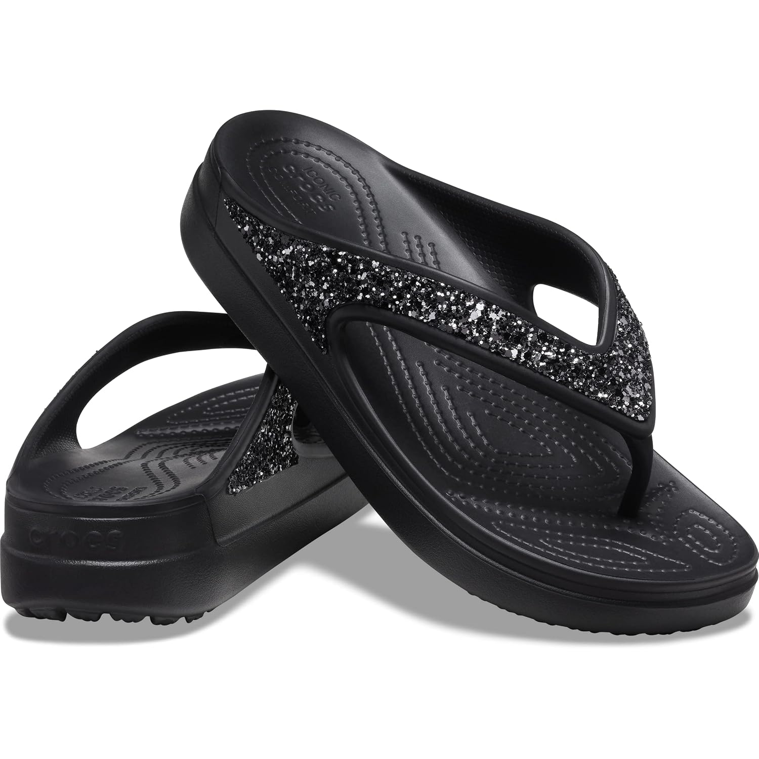 Crocs Sloane Embellished Wedge Flip Flops | Sandals For Women