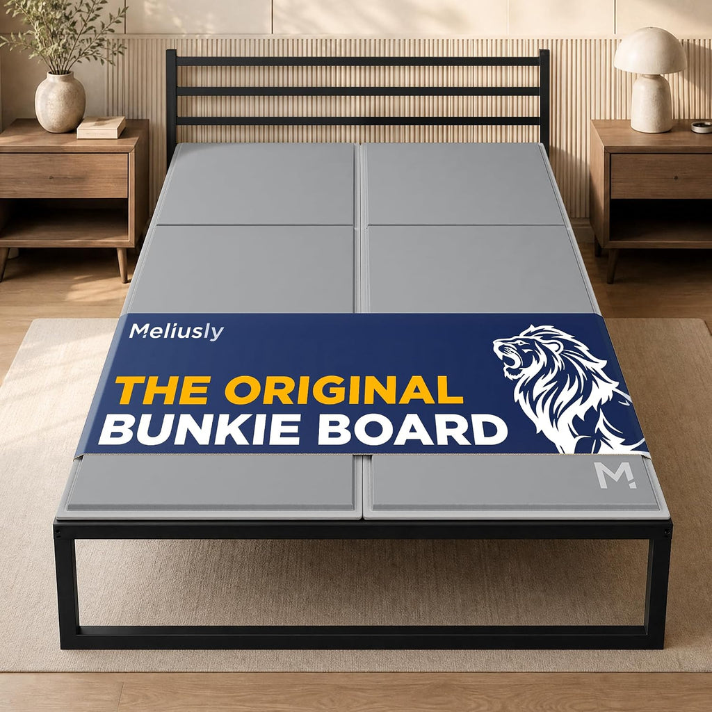 Original Bunkie Board Queen Size (60X80) - Non-Slip Breathable Bed Support Board For Slatted Bed Frame, Anti-Sag Under Bed Support, Noise Minimizing Bed Board