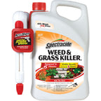 Spectracide Weed & Grass Killer, 1.33 Gallons, With Accushot Continuous Power Sprayer Kills Broadleaf Weeds And Grasses Down To The Root, Rainproof In 15 Minutes With Visible Results In 3 Hours