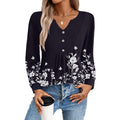 Long Sleeve Shirts for Women 2025 Casual Pleated V Neck Fall Tunic Tops Button Down Blouse Dressy Loose T-Shirts