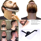 Beard Trimming Guide Tool, 3Pcs Neckline Shaping Goatee Mustache Grooming Facial Hair Styling Template Face Hair Ruler Combs