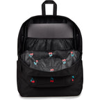 Jansport Superbreak Plus Fx Backpack - Work, Travel, Or Laptop Bag With Water Bottle Pocket - Surreal Sensations Black