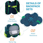 Mommore Kids Backpack Set Kindergarten School Bookbag For Boys Girls