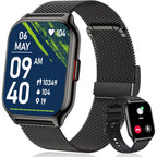 Smart Watch 45mm for Women Men(Dial/Answer Calls), 2.0" Fitness Tracker Watch with Heart Rate/Blood Pressure/Blood Oxygen Monitor for Android iOS