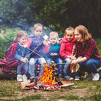 Marshmallow Roasting Sticks, Telescoping Smores Sticks For Open Fire Pit | 32 Inch Long Marshmallow Toasting Barbecue Forks S' Mores Skewers For Campfire Camping Hotdog Hot Dog Bonfire Grill, 5 Pack