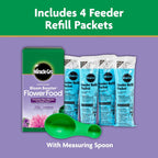 Miracle-Gro Water Soluble Bloom Booster Flower Food 4 Lb | Plant Fertilizer For Annual & Perennial Flowers, In-Ground & Container Roses, Hydrangeas, Hibiscus, 10-52-10 Npk