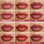 KIMUSE Water Gel Lip Tint 6 Colors Set, Highly Pigmented Long Lasting Moisturizing Glossy Lip Stains, Hydrate Lightweight Lip Gloss Makeup