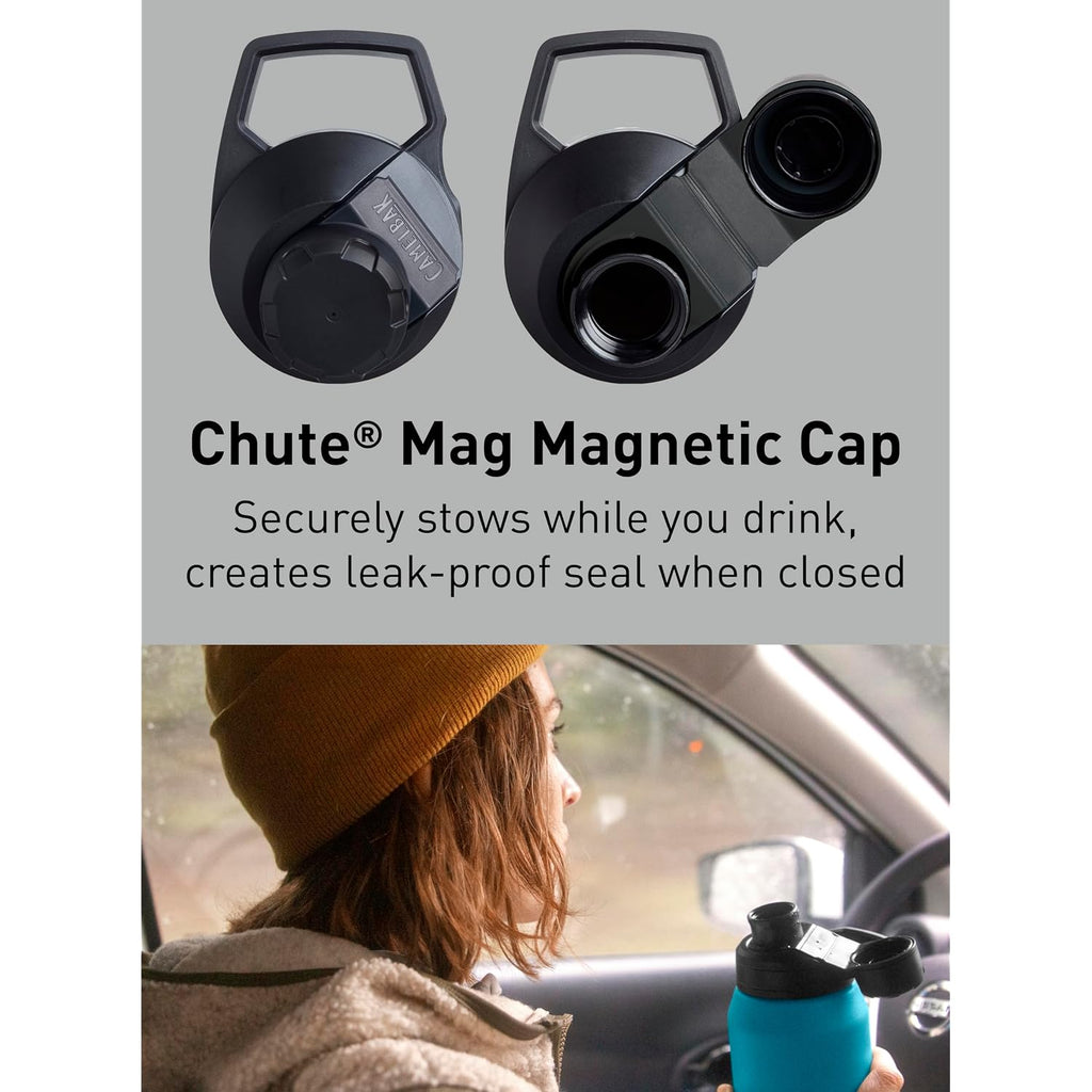Camelbak Chute Mag Vacuum Insulated Stainless Steel Water Bottle, Magnetic Leak‑Resistant Cap For Everyday Hydration