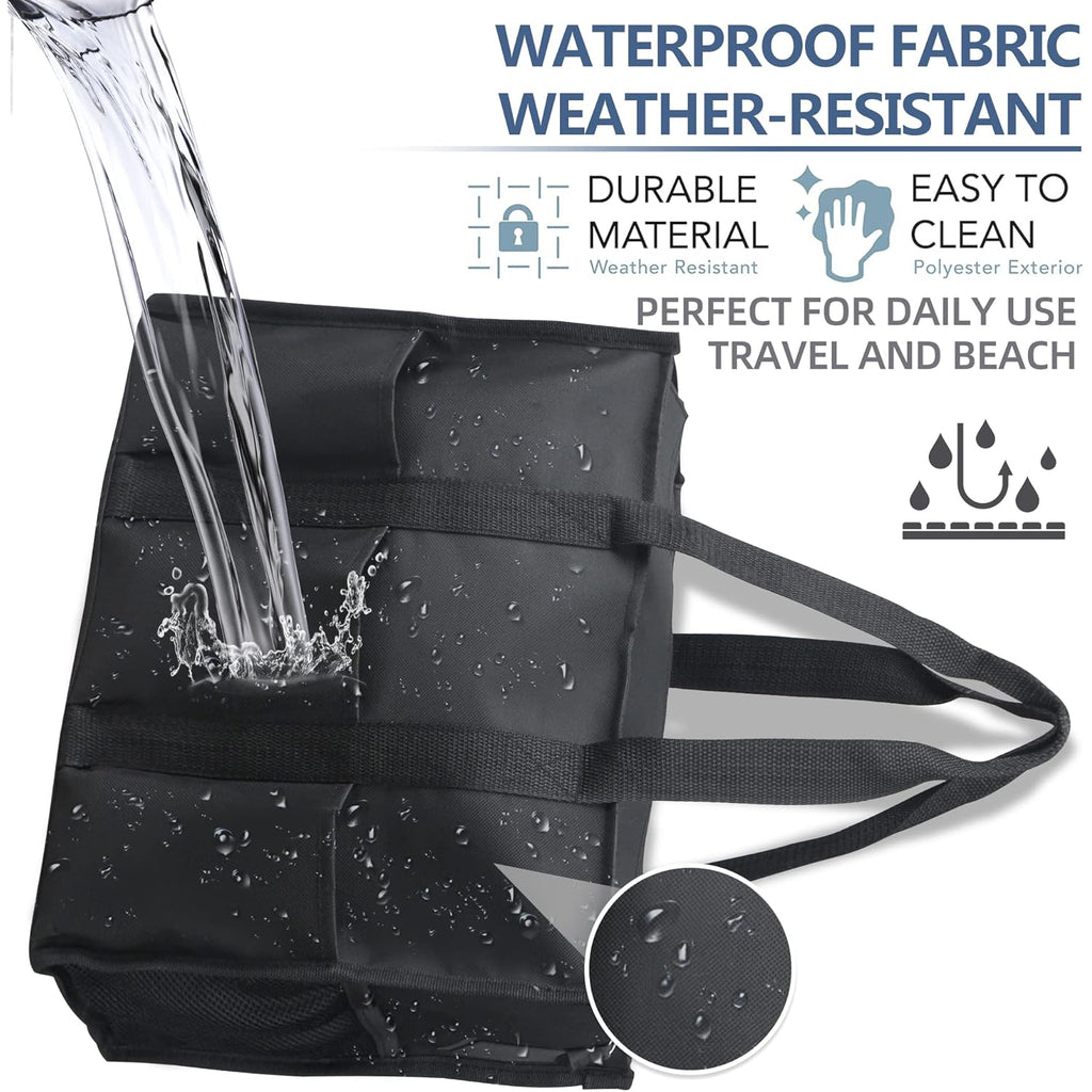 ABAMERICA Nurse Bags for Work Nursing Bag Multiple Pockets Waterproof Organizing Zip Top Clinical Bag for Nursing Students