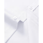 J.Ver Mens Short Sleeve Dress Shirts Solid Wrinkle Free Casual Button Down Shirt With Pocket
