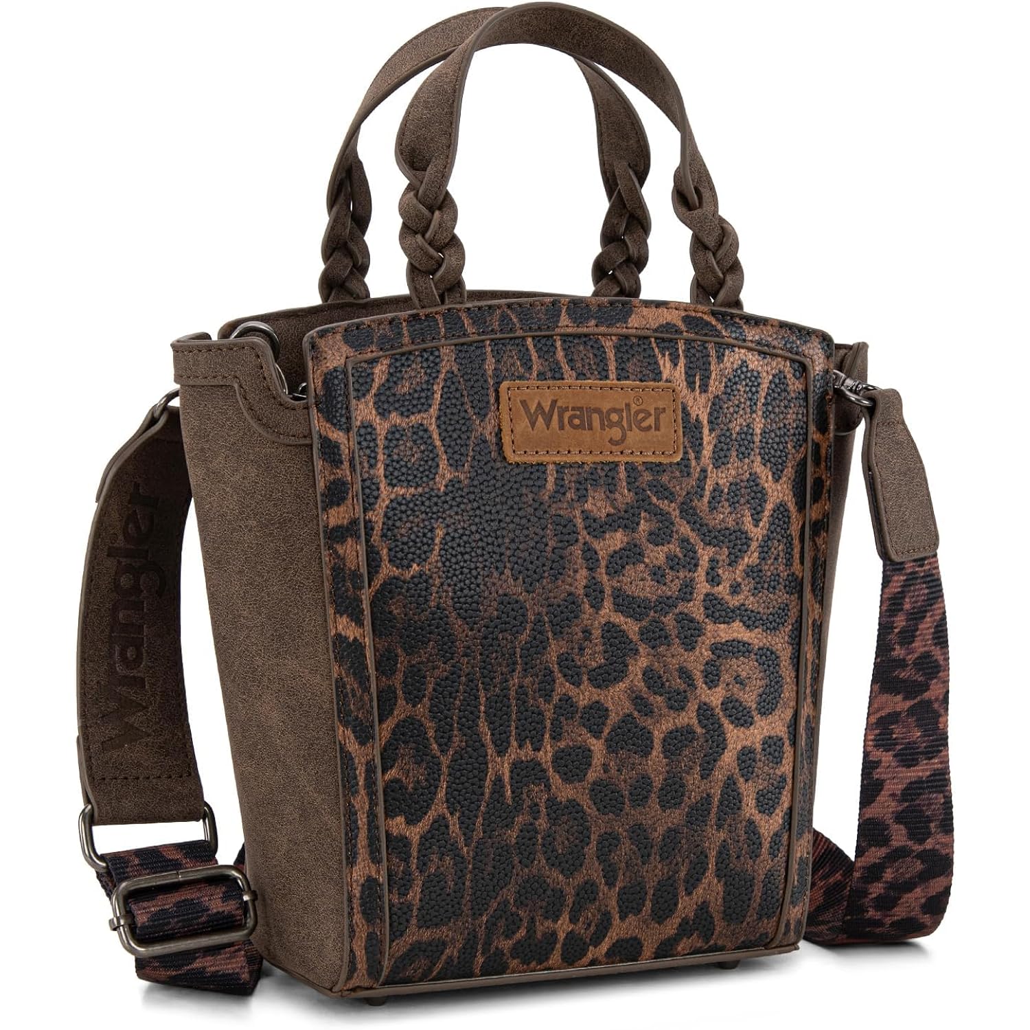 Wrangler Purse for Women Animal Print Crossbody Bags Top-Handle Shoulder Bag for Everyday Travel Casual Use