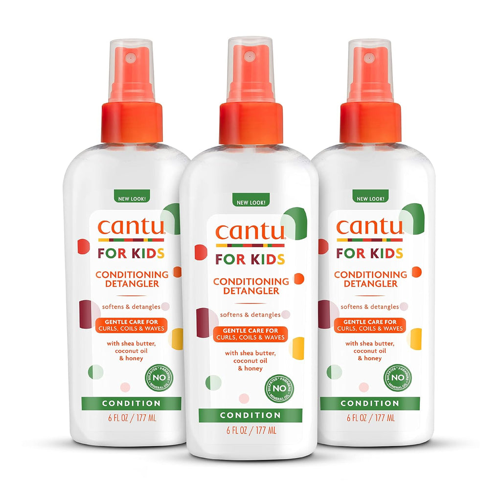 Cantu Care For Kids Conditioning Detangler, 6 Fl Oz (Pack Of 3)
