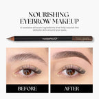 Sorme Cosmetics Waterproof Eyebrow Pencil (True Taupe) | Natural Defining Brow Liner With Brush | Smudge-Proof & Waterproof Eyebrow Makeup | Nourishing Eye Brow Pencil For All Skin Types