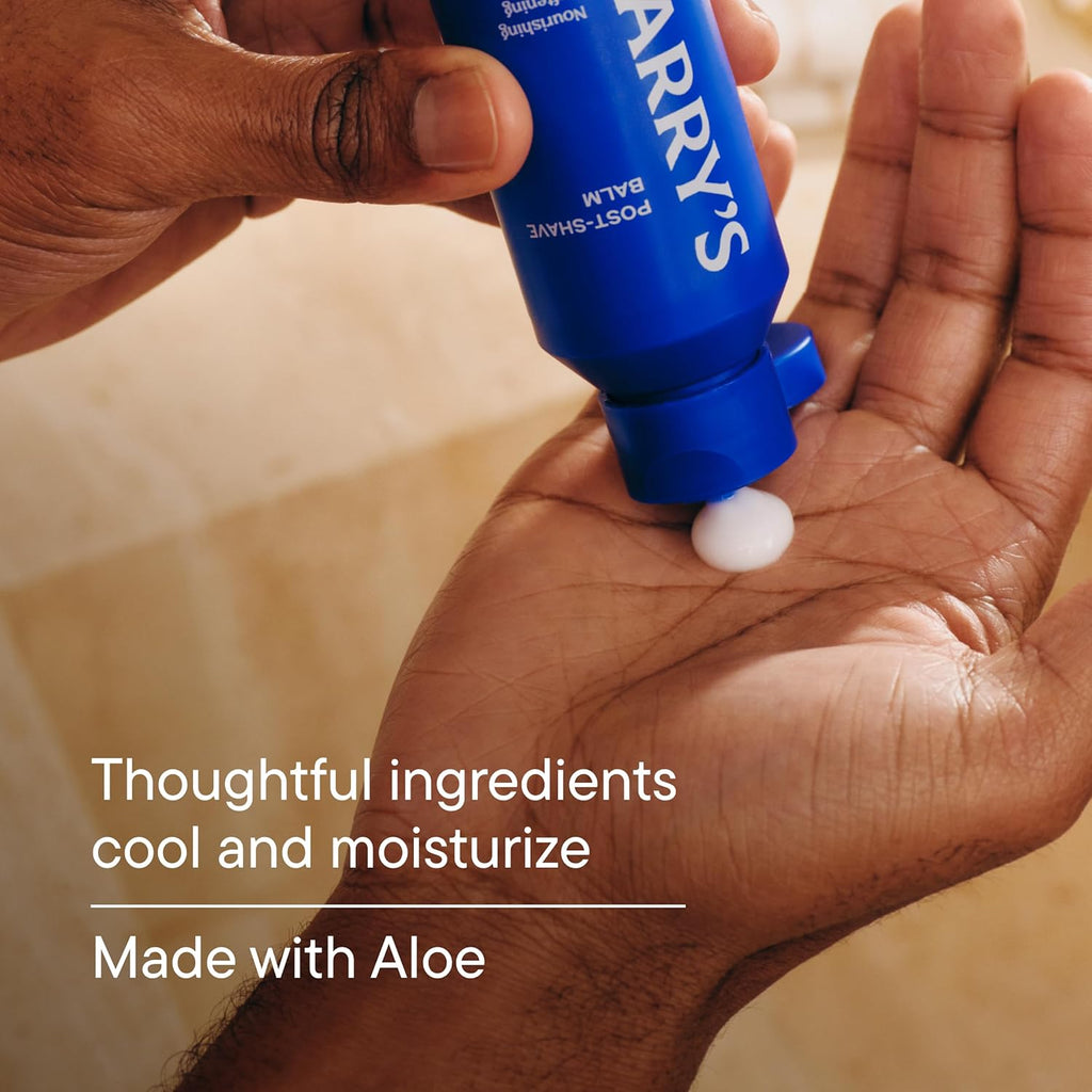 Harry's Post-Shave Balm for Men with Aloe - (2 Pack) 3.4 fl oz - Calms and Soothes Skin After Shaving - TSA Approved Travel Essentials