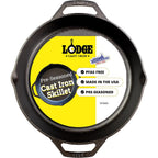 Lodge L10Skl Cast Iron Dual Handle Pan, 12 Inch, Black