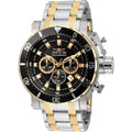 Invicta Coalition Forces Men 52Mm Stainless Steel Steel Black+Gold Dial Vd53 Quartz