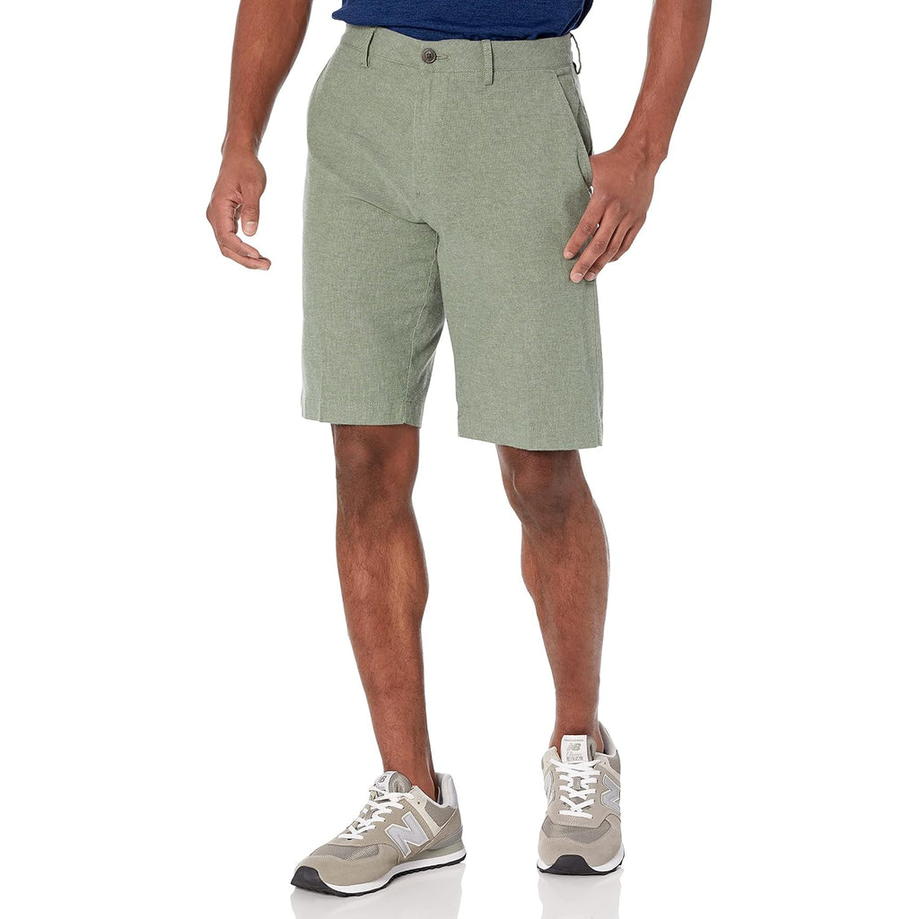 Amazon Essentials Men'S Slim-Fit 11" Lightweight Comfort Stretch Oxford Shorts