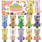 VESPRO 12 Pack Hand Cream Gift Set, Mothers Day Gifts, Bulk Hand Lotion Travel Size for Dry Cracked Hands, Mini Moisturizing Hand Lotion for Party Favors, Teacher Gifts and Nurse Gifts