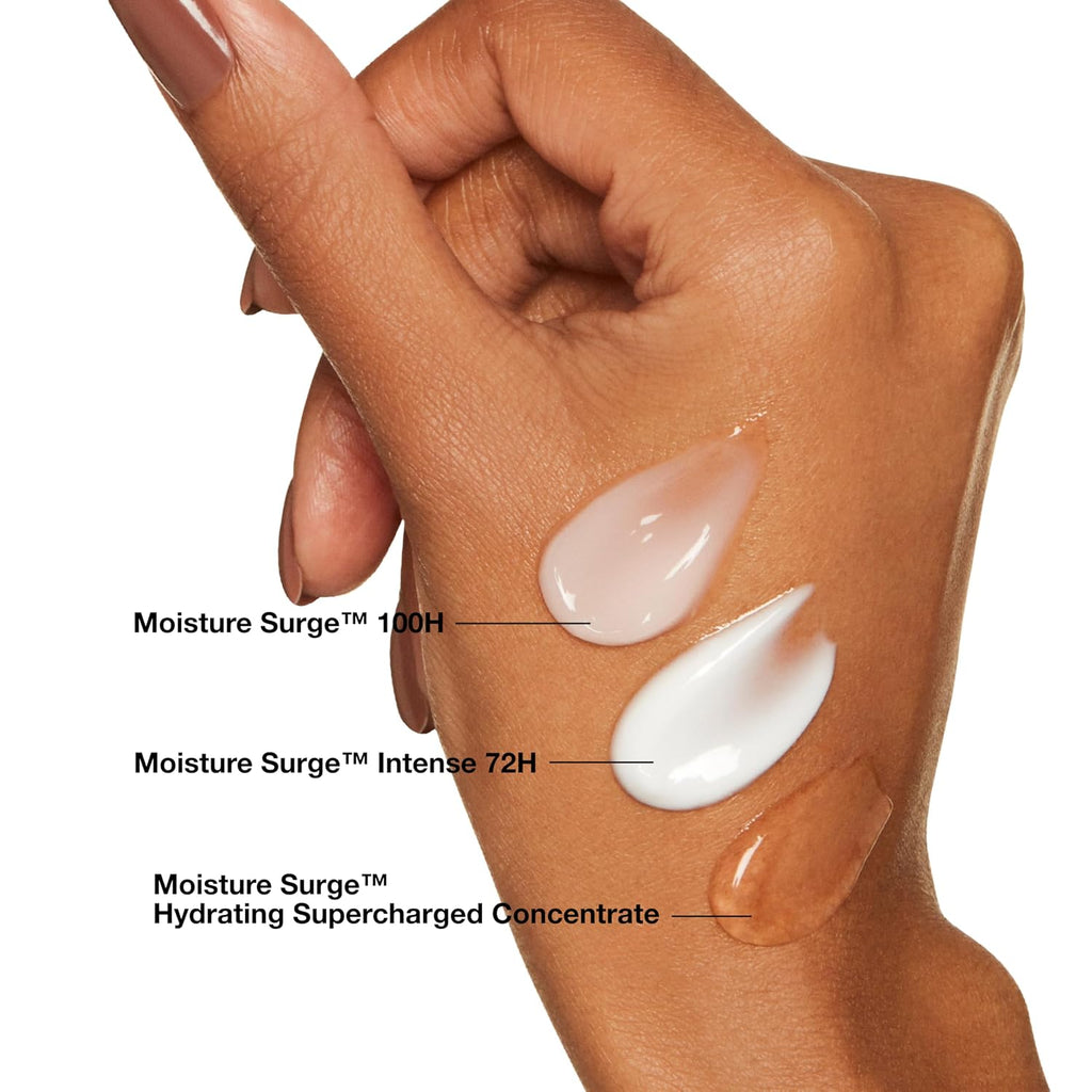 Clinique Moisture Surge 100H Auto-Replenishing Hydrator Oil Free Face Moisturizer | With Hyaluronic Acid, Aloe Bioferment And Vitamins C + E | For All Skin Types | Hydrating + Moisturizing
