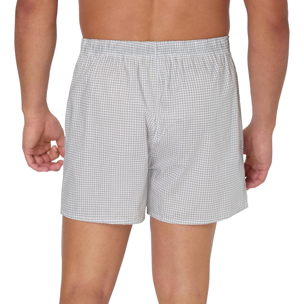 Hanes Men'S Underwear Boxers, Originals Ultimate Cotton-Stretch Woven Moisture-Wicking Multipack Boxer