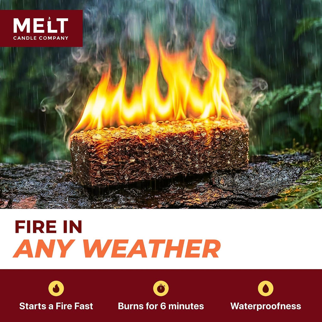 Fire Starter Squares, 160 Count, Campfire, Charcoal Grill & Wood Stove