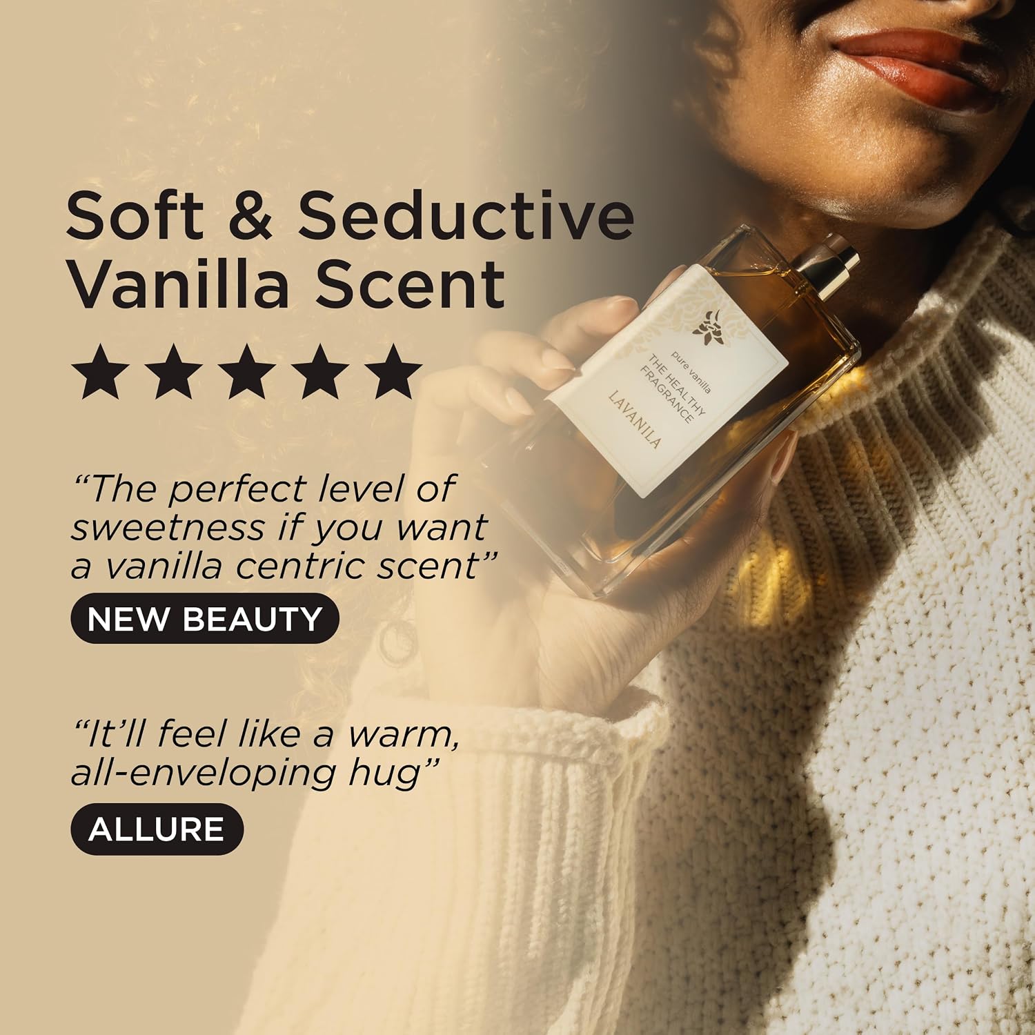 Lavanila Pure Vanilla Perfume For Women, 1.7 Fl Oz – Clean Vanilla Perfume, Long Lasting Women’S Eau De Parfum With Madagascar Vanilla – Natural Fragrance, Women’S Fragrances