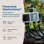 Orbit B-Hyve Xd 4-Port Smart Hose Watering Timer - App Controlled - Smart Weathersense - Bluetooth Sprinkler Timer With Remote Control - Multi Outlet Yard Irrigation System - 24634