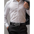 Reversible Belt For Men - Adjustable Size - Premium Leather - Double Style In One Belt