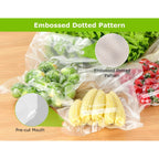 Bonsenkitchen Vacuum Sealer Bags, 20 Gallon 11" x 16"+ 80 Quart 8" x 12"+ 50 Pint 6" x 10", Commercial Grade, BPA Free, Food Sealer Bags for Vac Storage, Meal Prep or Sous Vide Cooking, VB15