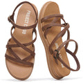 Project Cloud Wedge Sandals For Women 2026 - Comfortable Soft & Plush Insole Strappy Womens Sandals With Lightweight And Non-Slip Durable Outsole