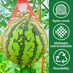 Iceyyyy 100 Pack Watermelon Nets,Hanging Watermelon Nets Bags Mesh,Reusable Melon Hammocks Cradles For Honeydew Melon,Cucumbers,Garden Growing