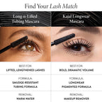 Laura Geller New York Kajal Longwear Mascara – Black – Volumizing, Lengthening, & Defining Mascara - Smudge‑Proof & Flake‑Proof Wear, Buildable Formula