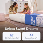 Nectar Kids Twin Mattress 8” - 2-Sided Design For Growing Children Ages 3-12+ - Pressure Relieving Memory Foam - Fiberglass Free - 365 Night Trial - Mattress In A Box