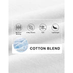 Cotrasen Mens T-Shirts Short Sleeve Cotton Crew Neck Lightweight Moisture Wicking Casual Soft Basic Plain Tee Shirts