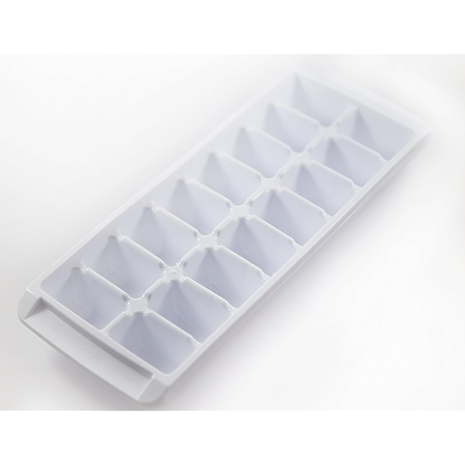 Easy Release White Ice Cube Tray, 16 Cube Trays (Pack Of 4) (4 Pack - 64 Cubes)