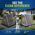 Foaming Ac Coil Cleaner: No-Rinse Deep Cleaning Spray For Evaporator And Condenser Coils For Routine Household Air Conditioner Coil Maintenance And Airflow Support - 19 Oz
