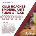 Atticus Talak 7.9% Indoor/Outdoor Bifenthrin Insecticide Concentrate (32Oz) | Control Ants, Mosquitoes, Cockroaches, Spiders, Armyworms, And 70+ More Pests, Measuring Made Easy With Tip 'N Measure Bottle
