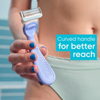 Gillette Venus Intimate Grooming Women's Razor for Pubic Hair + Body for Women, Shaving Kit for Women, 1 Body + 1 Pubic Razor