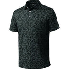 Zity Mens Print Polo Shirts Short Sleeve Moisture Wicking Shirts For Men Golf Tennis Daily Casual Collared T-Shirt