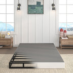 7 Inch Box Spring for Queen Bed, Heavy Duty Metal Mattress Foundation, 3000 lbs Capacity, High Profile, Noise-Free, Easy Assembly with Fabric Cover