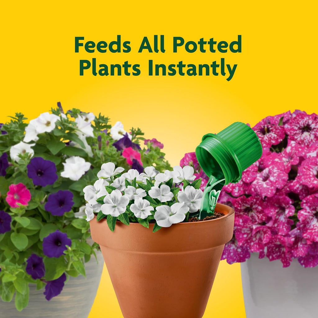 Miracle-Gro Pour & Feed Plant Food, 32 Fl. Oz. | Outdoor And Indoor Plant Fertilizer For Containers, Instantly Feeds