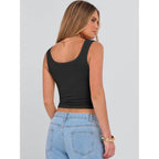 ANRABESS Womens Crop Tank Tops, Soft Breathable Ribbed Slim Fit, Comfy for Basic,Casual,Going Out&Daily Wear