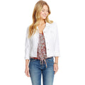 Jessica Simpson Womens Pixie Classic Feminine Fit Crop Jean Jacket