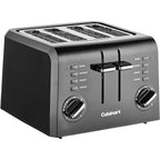Cuisinart 4-Slice Compact Plastic Toaster, Black, CPT-142BKP1