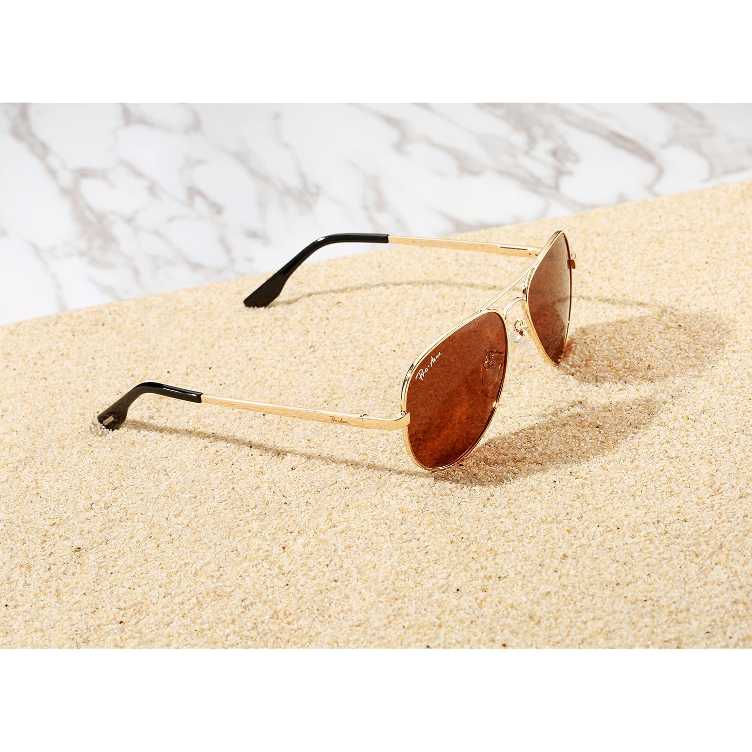 Pro Acme Classic Polarized Aviator Sunglasses 100% Uv Protection, 52Mm 58Mm 63Mm