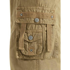 Cargo Shorts For Men Casual 3/4 Capri Pants With Pockets Long Below Knee Length Loose Fit Hiking Work