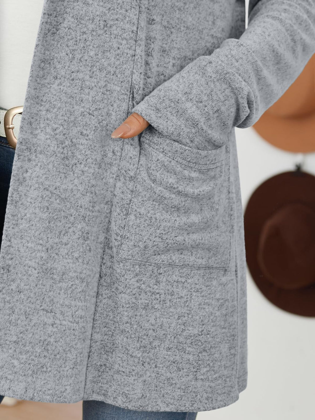 LILLUSORY Cardigan for Women Lightweight Cardigans Fall Fashion Outfits | Open Front Long Cardigan with Pockets, Business Casual Travel Outfits