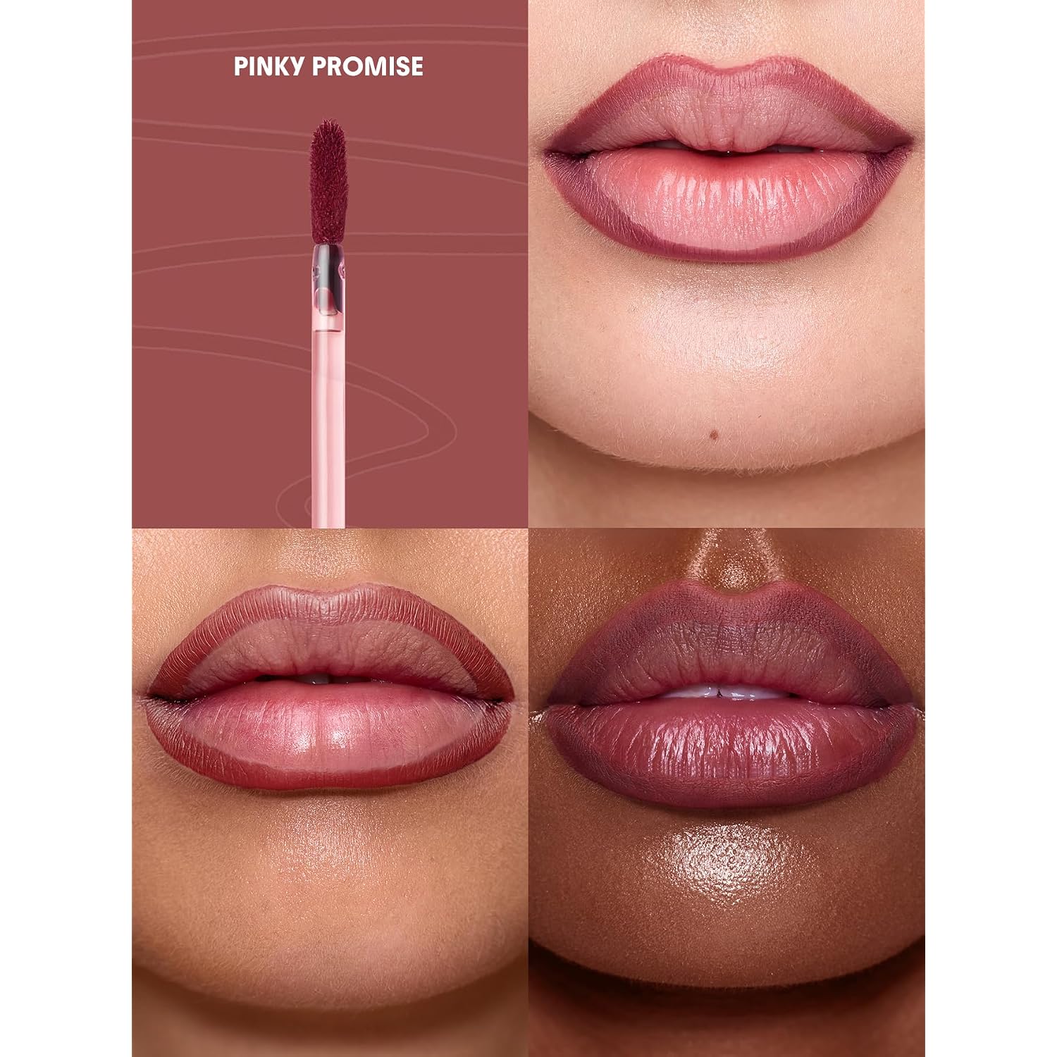 Sheglam Fall In Line Peel Off Lip Liner Stain Long Lasting Transfer-Proof Nude Lip Tint-Pinky Promise